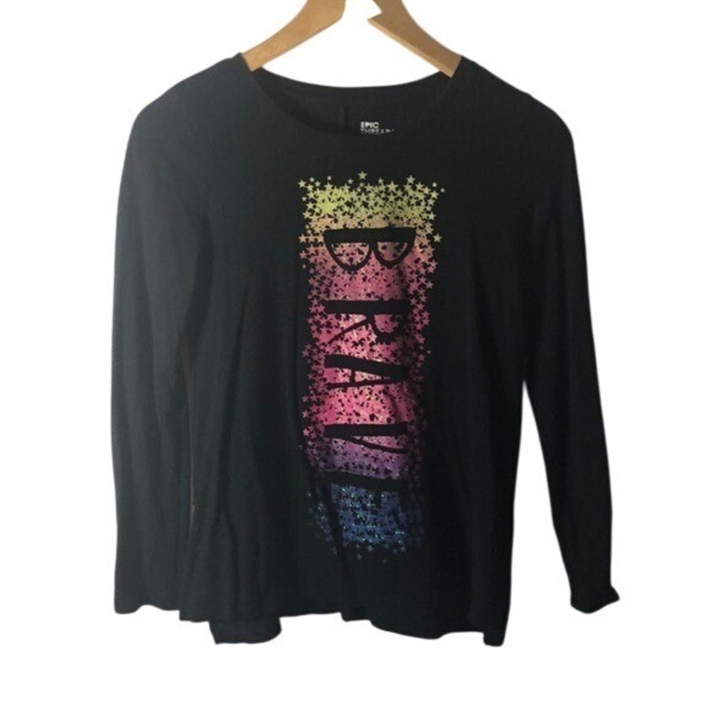 Epic Threads Girls‎ Black Long Sleeve Size XL